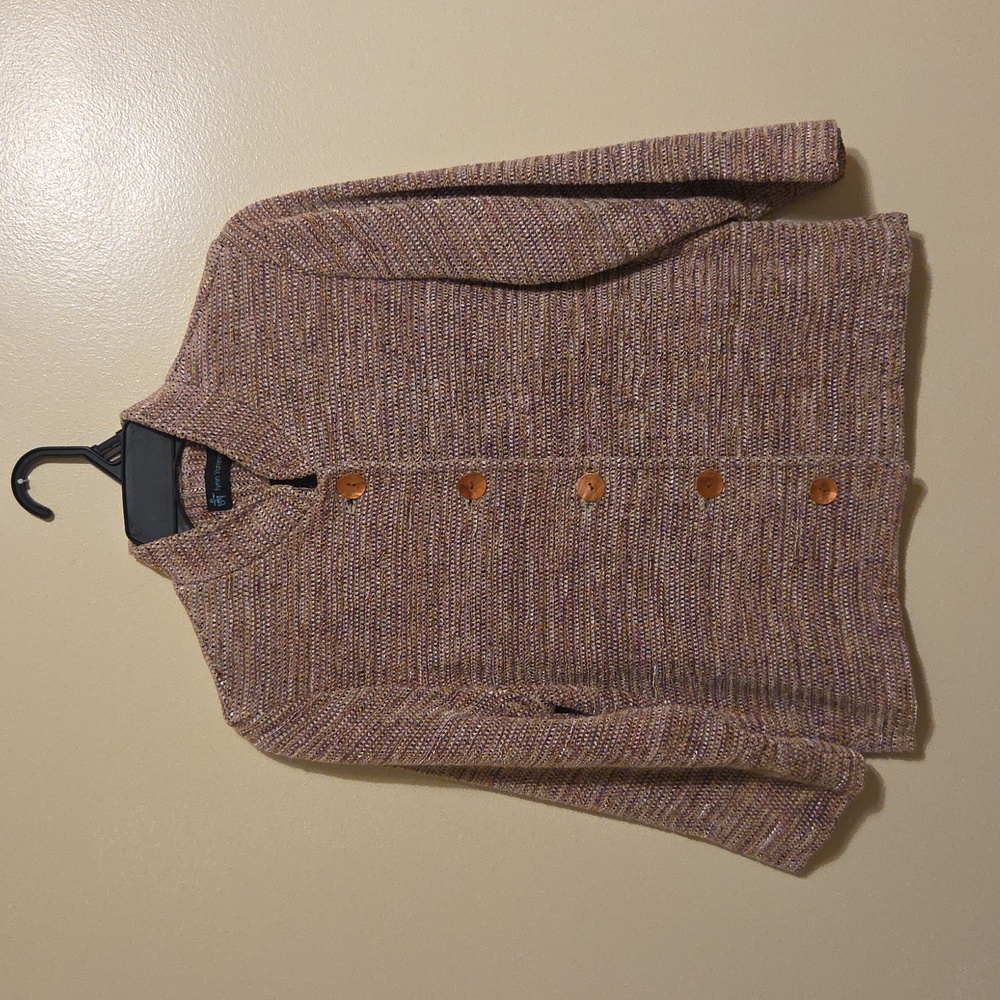 Vintage Lynn Yarrington Designer Handwoven Tweed Blazer Jacket Business Casual S
